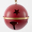 Red Round Star Bell Large