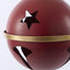 Red Round Star Bell Large
