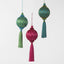 Silk Lattice Tassel Decoration Fuchsia & Red