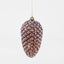 Frosted Pinecone Decoration Bronze