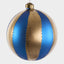 Carnival Bauble Large Blue & Gold