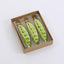 Sugared Peas in a Pod Decorations - Set of 3