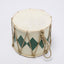 Rawhide Diamond Drum Large Green