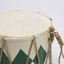 Rawhide Diamond Drum Large Green