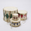 Rawhide Diamond Drum Large Green