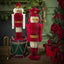 Giant Paper Star Nutcracker Red & White