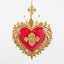 Crowned Heart Hanging Decoration Red