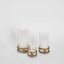 Golden Star Candle Stands Set of 3