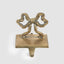 Golden Bow Stocking Hook