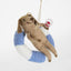Dog in Tube Hanging Tree Decoration