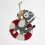 Cat in Tube Hanging Tree Decoration