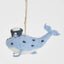 Moby the Whale Hanging Tree Decoration