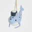 Moby the Whale Hanging Tree Decoration