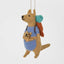 Camping Kangaroo With Joey Hanging Tree Decoration