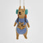 Camping Kangaroo With Joey Hanging Tree Decoration