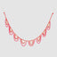Maroc Pom Pom Garland Red & Fuchsia