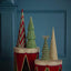 Redou Zig Zag Cone Tree Large Red & Green