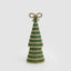 Tiffany Bow Stripe Cone Tree Small Green