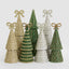 Tiffany Bow Gem Cone Tree Small Green