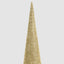 Bugle Bead Cone Tree Gold