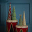 Bugle Bead Cone Tree Gold