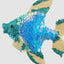 Fishy Tree Decoration Blue
