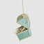 Treasure Chest Hanging Tree Decoration Teal Green