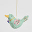 Felt Dove Hanging Decoration Green