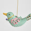 Felt Dove Hanging Decoration Green