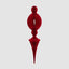 Paper Jousting Finial Decoration Red