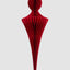 Paper Jousting Finial Decoration Red
