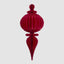 Paper Bulb Finial Decoration Red