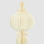 Paper Bulb Finial Decoration White