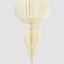 Paper Bulb Finial Decoration White