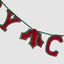 Merry Christmas Garland Red