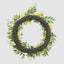Wattle Eucalyptus Leaf Wreath 55cm