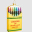 Colour Me Crazy Glass Tree Decoration