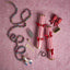Spotty Bow Glass Tree Decoration