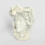 Sicilian King Moro Head Ceramic Vase White Large