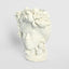 Sicilian Queen Moro Head Ceramic Vase White Large