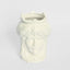 Sicilian King Moro Head Ceramic Vase White Small
