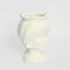 Sicilian Queen Moro Head Ceramic Vase White Small