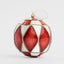 Diamond Hand Painted Capiz Bauble Red