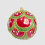 Scalloped Capiz Bauble Red & Green