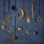Navy Traditional Capiz Bauble