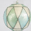 Diamond Hand Painted Capiz Bauble Blue & Green