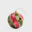 Twirl Handpainted Capiz Bauble Green & Pink