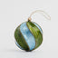 Twirl Handpainted Capiz Bauble Green & Blue