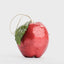 Handpainted Capiz Apple Decoration Red