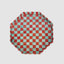 Checker Cake Stand Red & Green Small